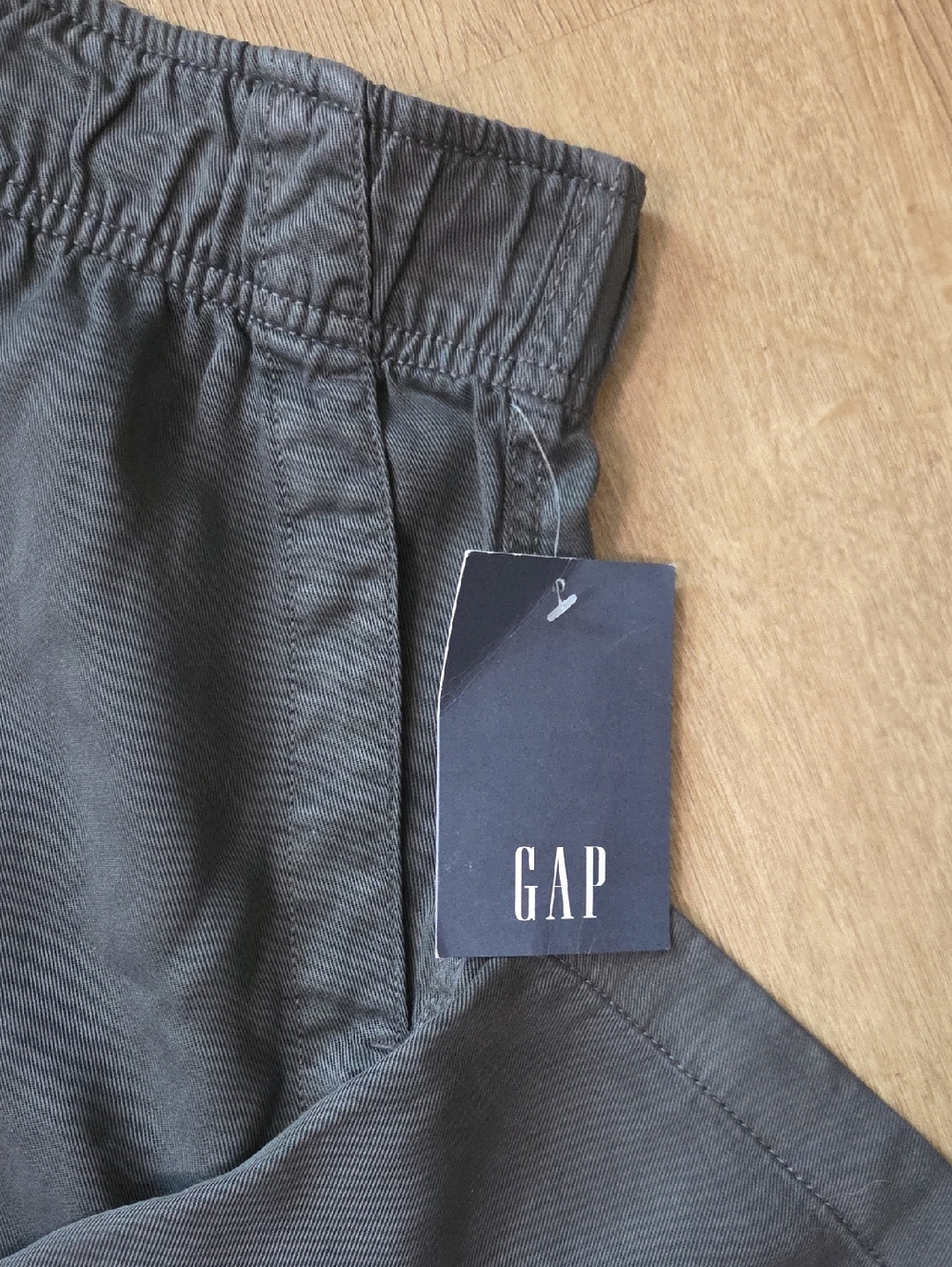 NWT Gap Tencel Lyocell Pullon Pants Grey Casual  XL - Picture 2 of 5